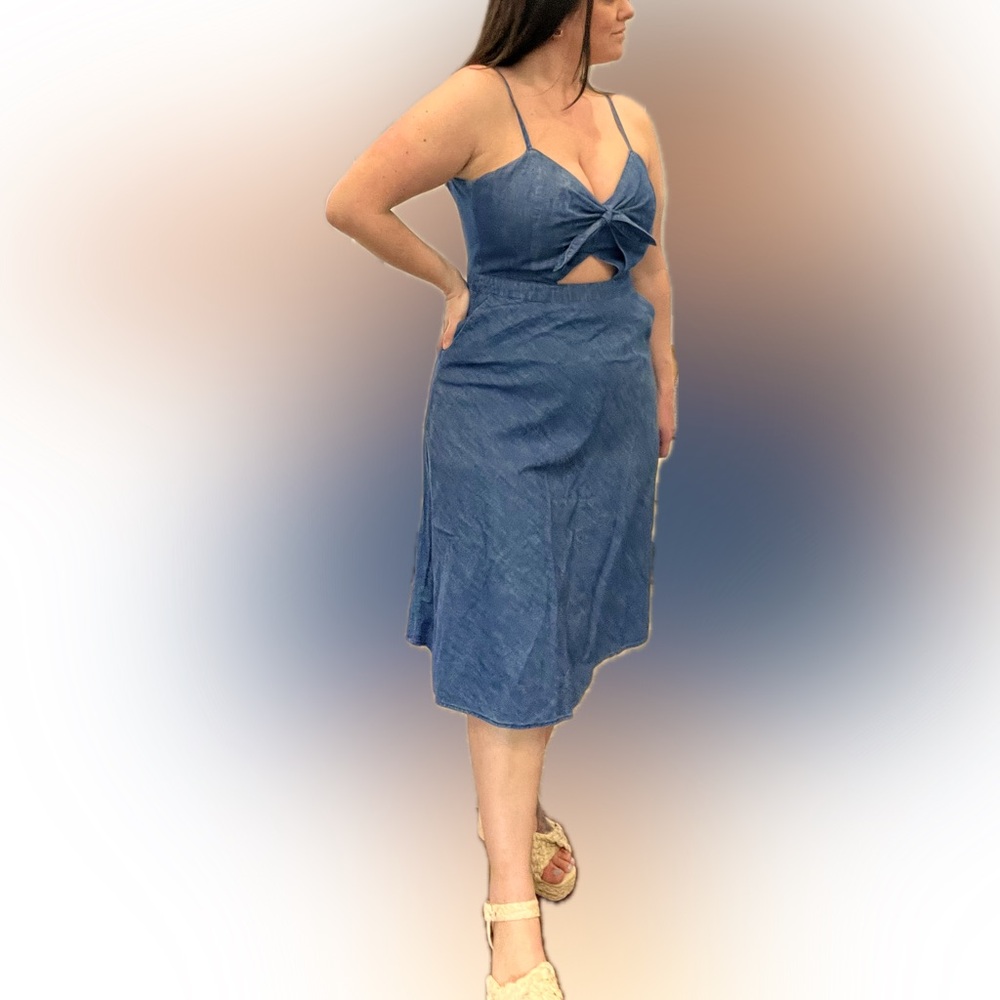 NWT A&F Jean Midi Dress